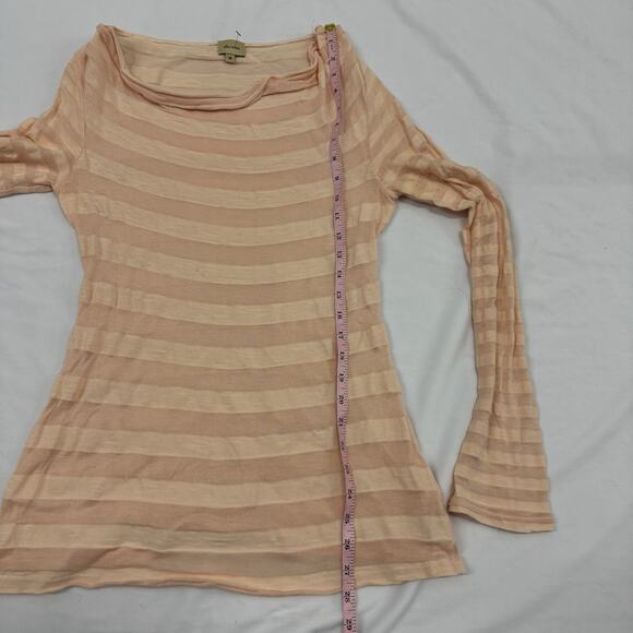 Vtg Y2K Ella Moss Cowl Neck Top M Ruched Office Siren Extra Long Sleeve Layering - Picture 6 of 9